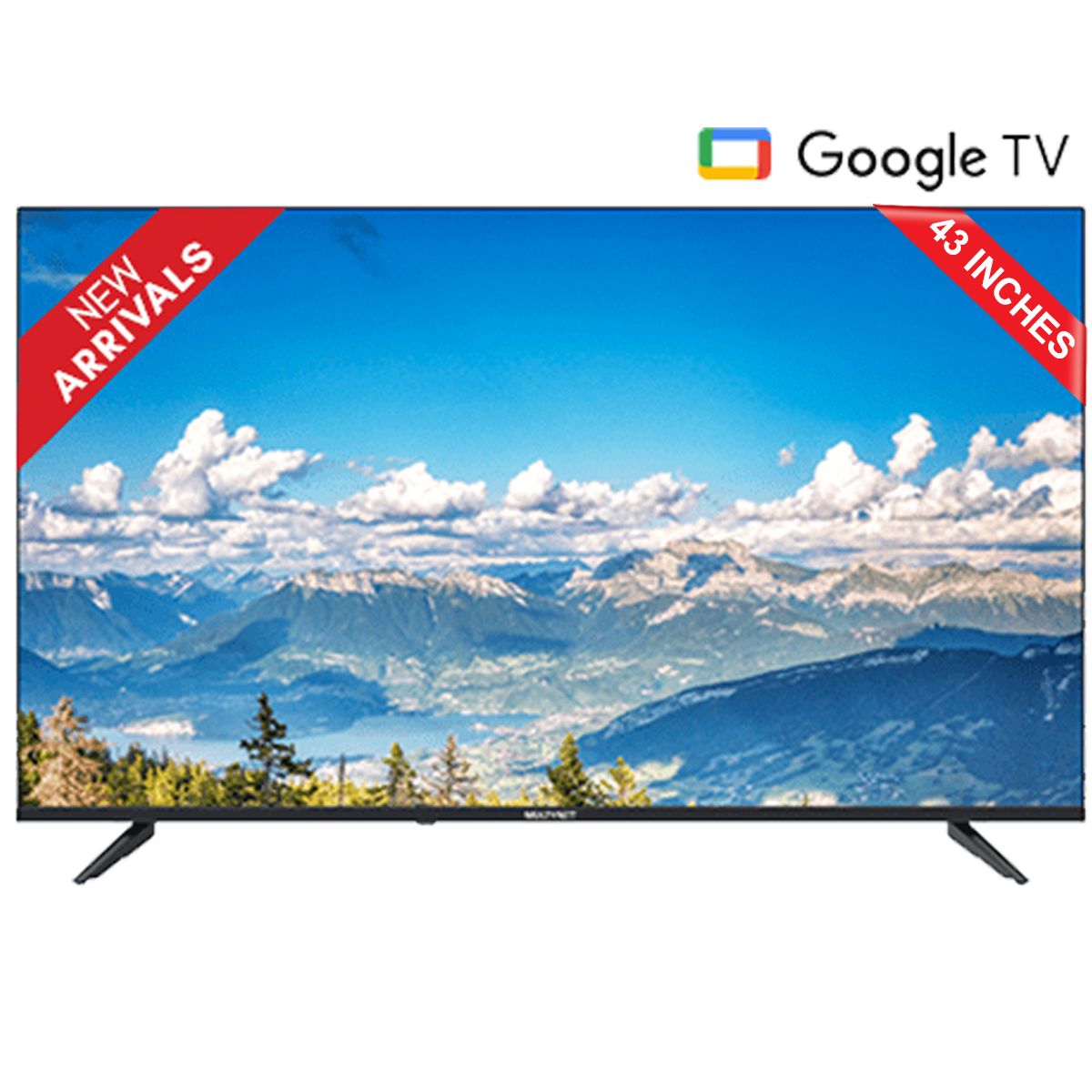 Multynet 43inch Android Bezel-less HD LED TV- 43NX9