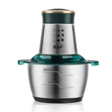 RAF Meat Grinder Electric, Food Processor 2L Stainless Steel Meat Blender Food Chopper for Meat, Vegetables, Fruits and Nuts