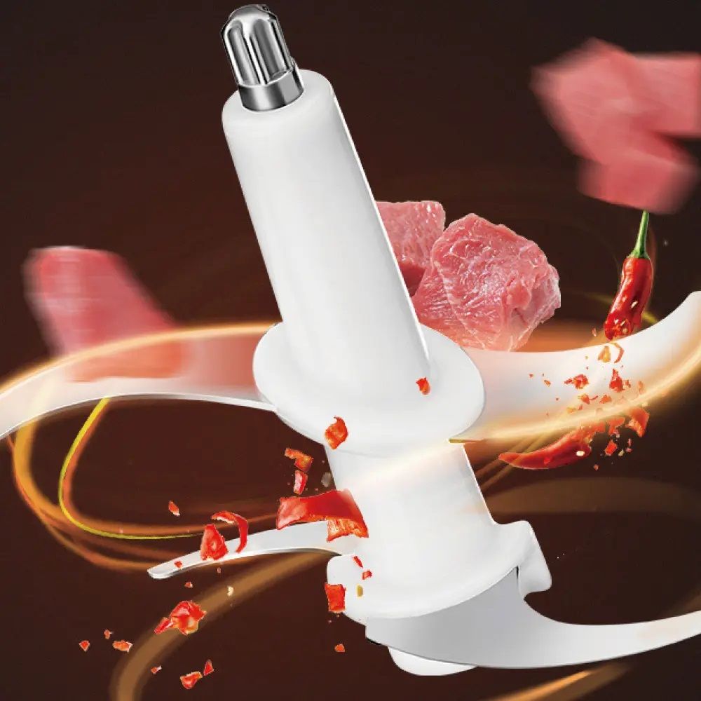 RAF Meat Grinder Electric, Food Processor 2L Stainless Steel Meat Blender Food Chopper for Meat, Vegetables, Fruits and Nuts