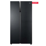 Haier Side by Side Inverter Refrigerator HRF-622IBG -Glass Door - 22 CFT