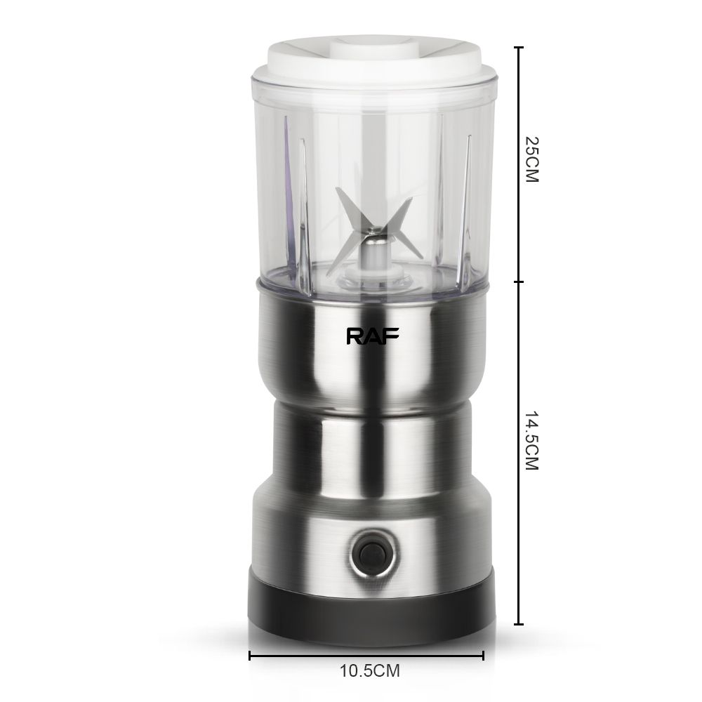RAF 2in1 – Stainless Steel Juice Blender Automatic Coffee Spice Grinder