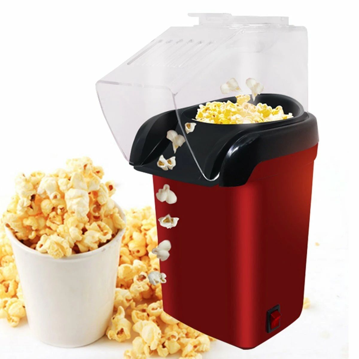 Mini Household Healthy Hot Air Oil-free Popcorn Maker Home Kitchen Machine