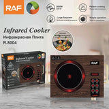 Electric Ceramic Stove Induction Cooker Intelligent Hot Pot Stove With Timer Ceramic Induction Cooktop -Golden-Silver