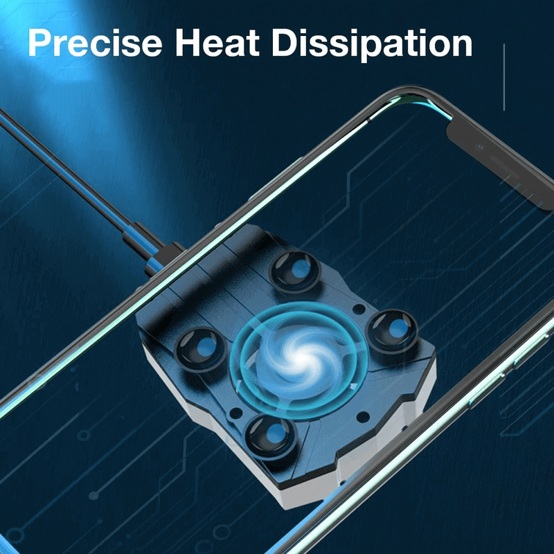 P11 Mobile Phone Cooler Cooling Fan Game Pad Holder Bracket Fan Radiator for Smartphones  and  Tablets