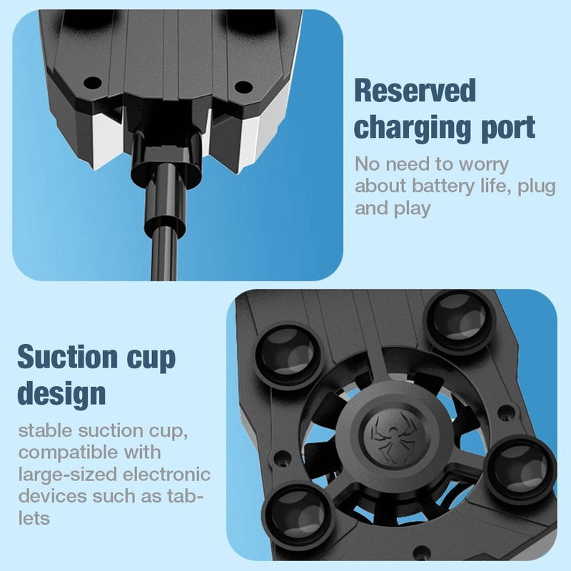 P11 Mobile Phone Cooler Cooling Fan Game Pad Holder Bracket Fan Radiator for Smartphones  and  Tablets