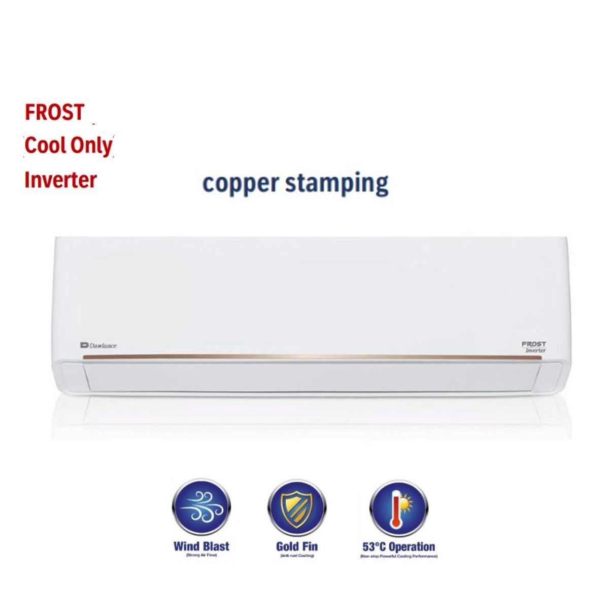 Dawlance Air Conditioner Frost Inverter 30 DC Inverter 1.5 Ton  Split AC Cool Only 14000 BTU