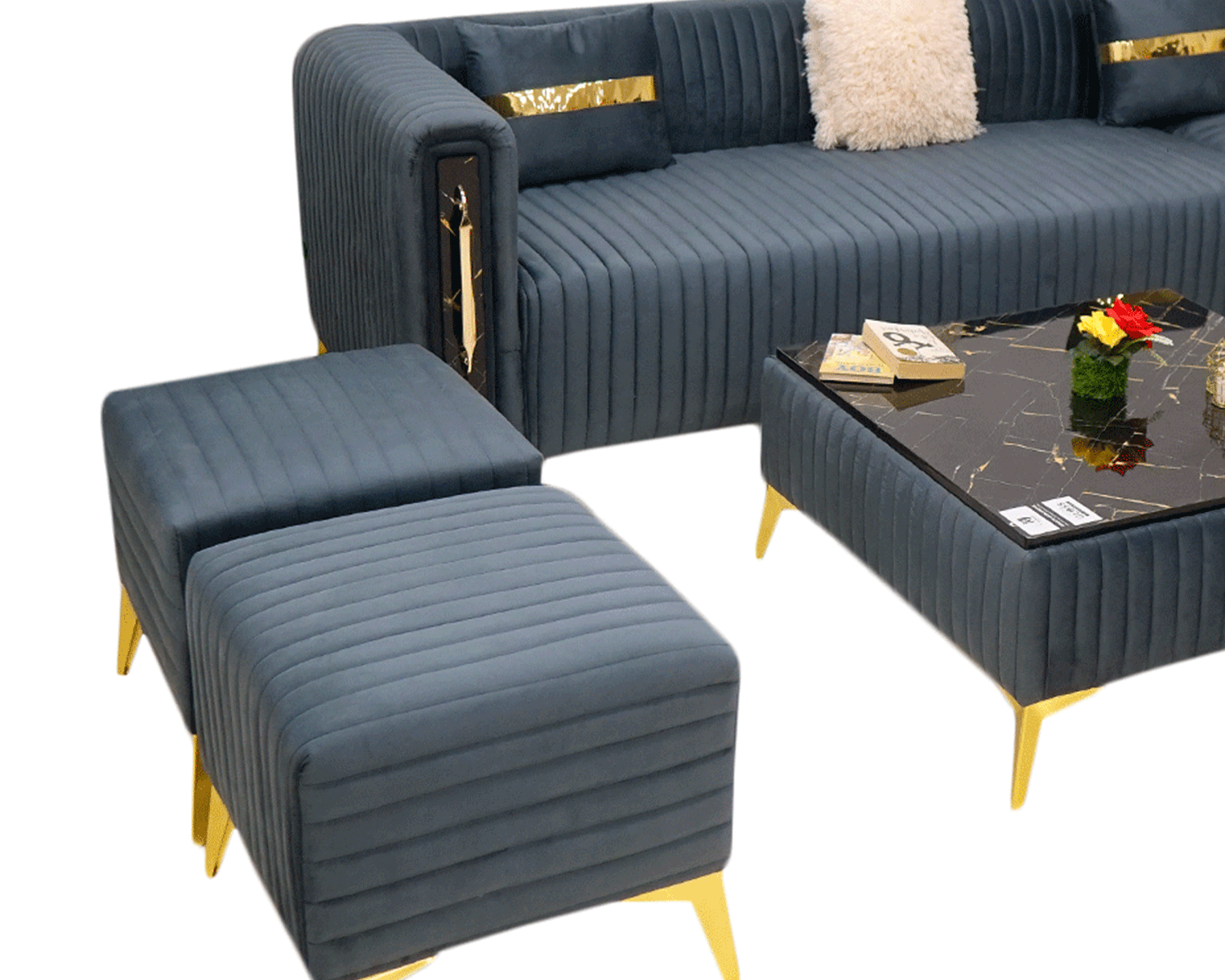 Gappoo L-Shape Sofa Set (Available on Easy Installments)