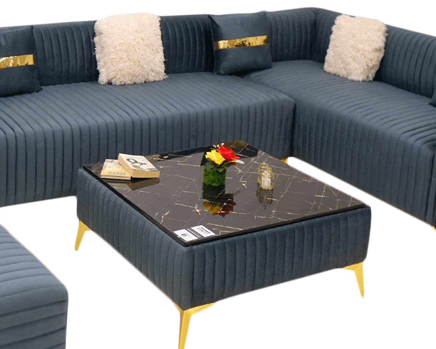 Gappoo L-Shape Sofa Set (Available on Easy Installments)