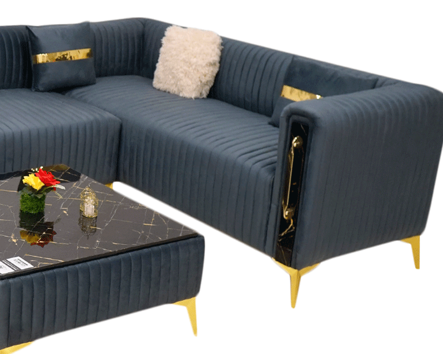 Gappoo L-Shape Sofa Set (Available on Easy Installments)