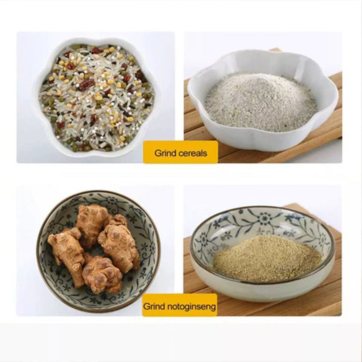 Electric Coffee Grinder Kitchen Cereal Nut Bean Grain Spice Coffee Grinder Electric Grinding Machine Home Coffe Grinder EU Plug