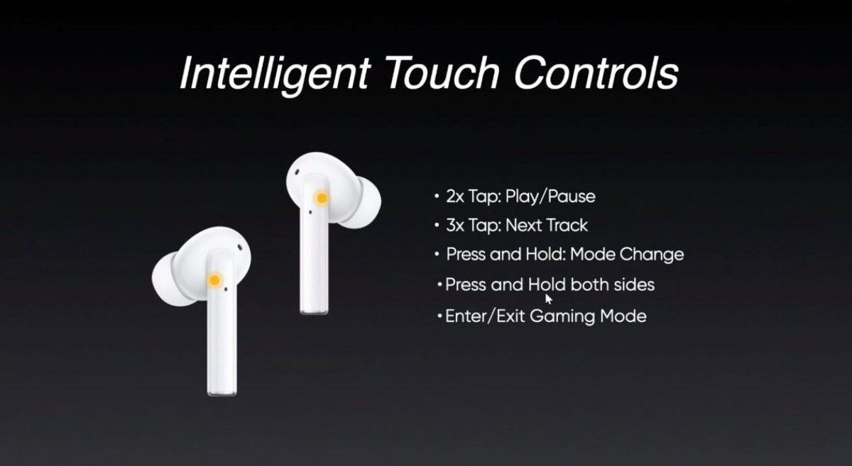 Realme Buds Air Pro Wireless | Earbuds With Charging Case 17-Hours Playback Time Smart Touch Controls -China Imported Original