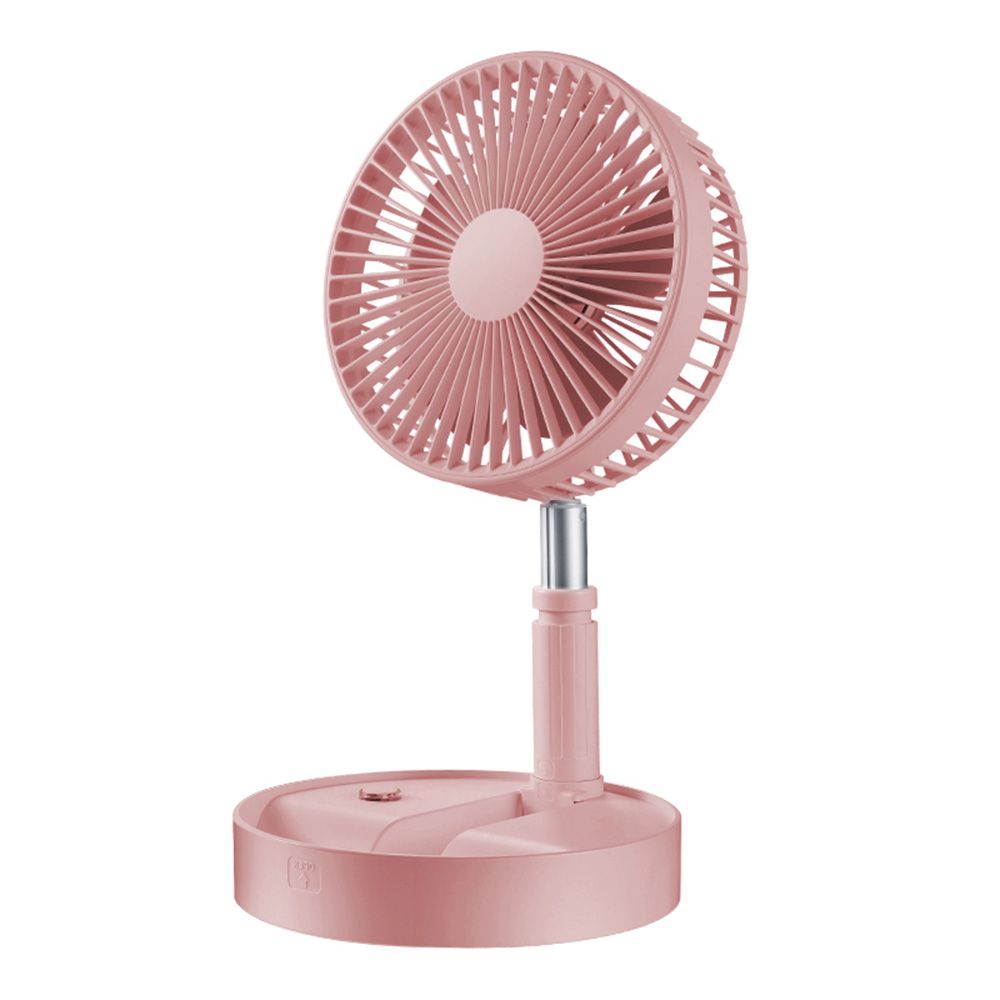 Portable Fan Rechargeable, Stand  and  Table fan Folding Telescopic  and  Adjustable Height for Office Home Outdoor Camping