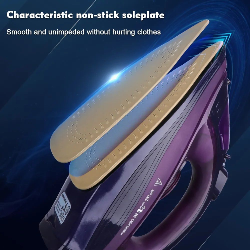 Handheld Cordless Steam Iron for Clothes Household -Random Color