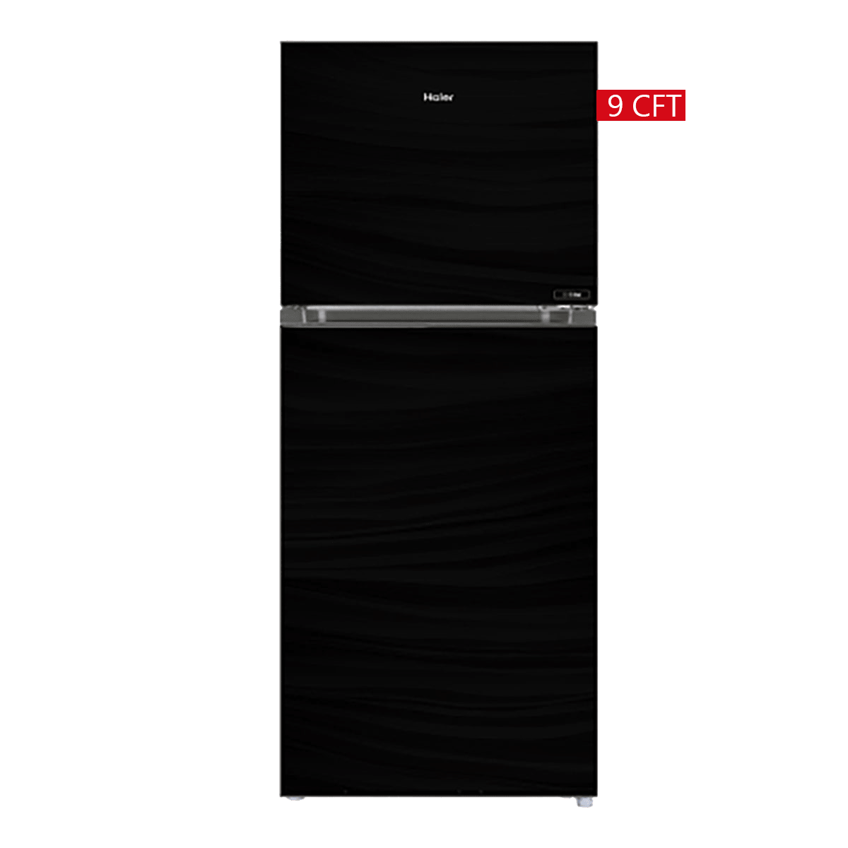 Haier Glass Door Refrigerator HRF-246 EPR-EPB-EPC Without Handle -Black  - 9 CFT