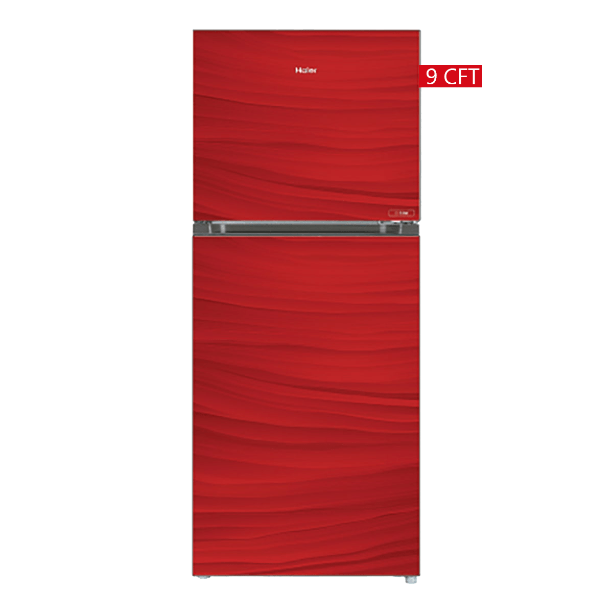 Haier Glass Door Refrigerator HRF-246 EPR-EPB-EPC Without Handle -Red  - 9 CFT