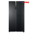 Haier Side by Side Inverter Refrigerator HRF-622IBG -Glass Door - 22 CFT