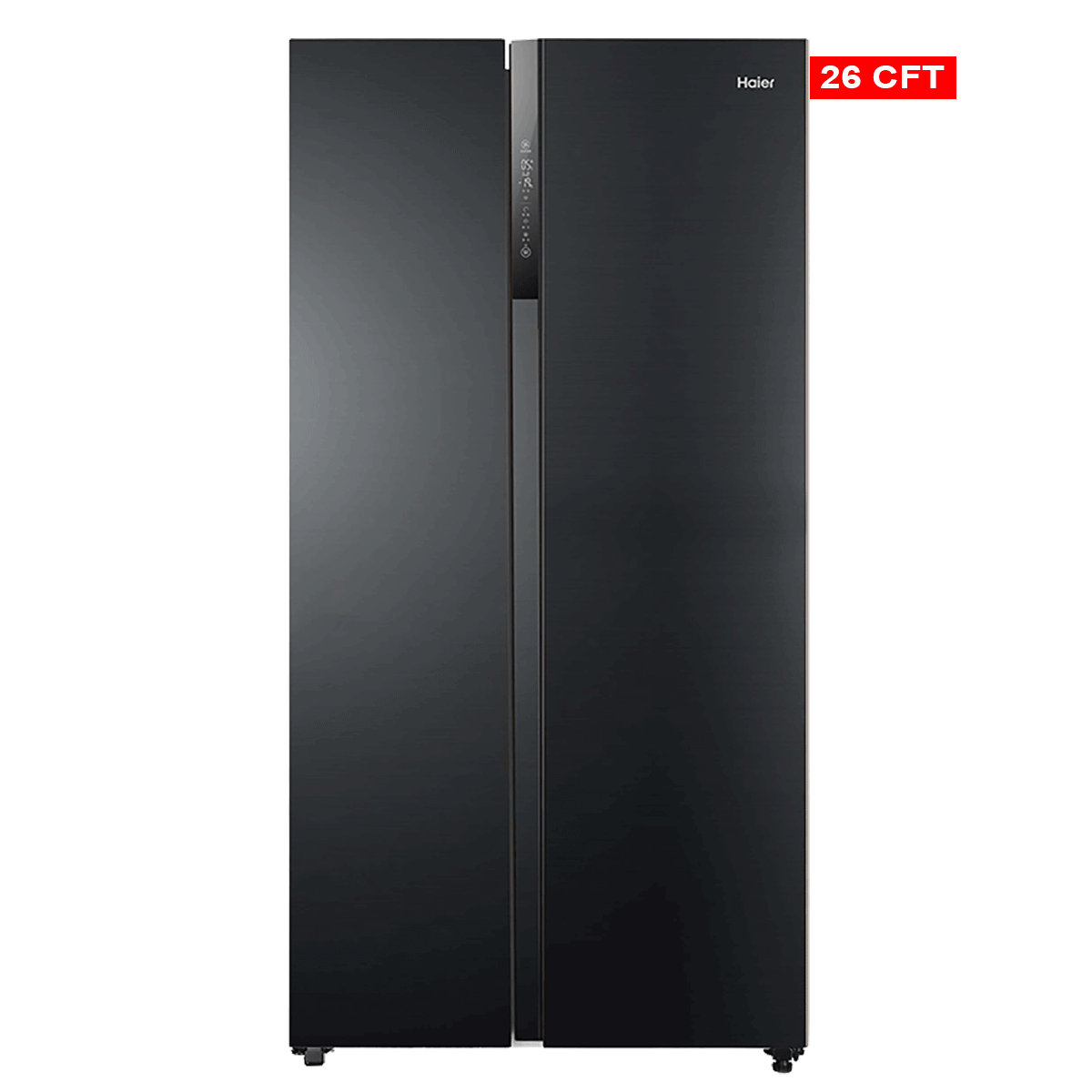 Haier Side by Side Inverter Refrigerator HRF-622IBG -Glass Door - 22 CFT