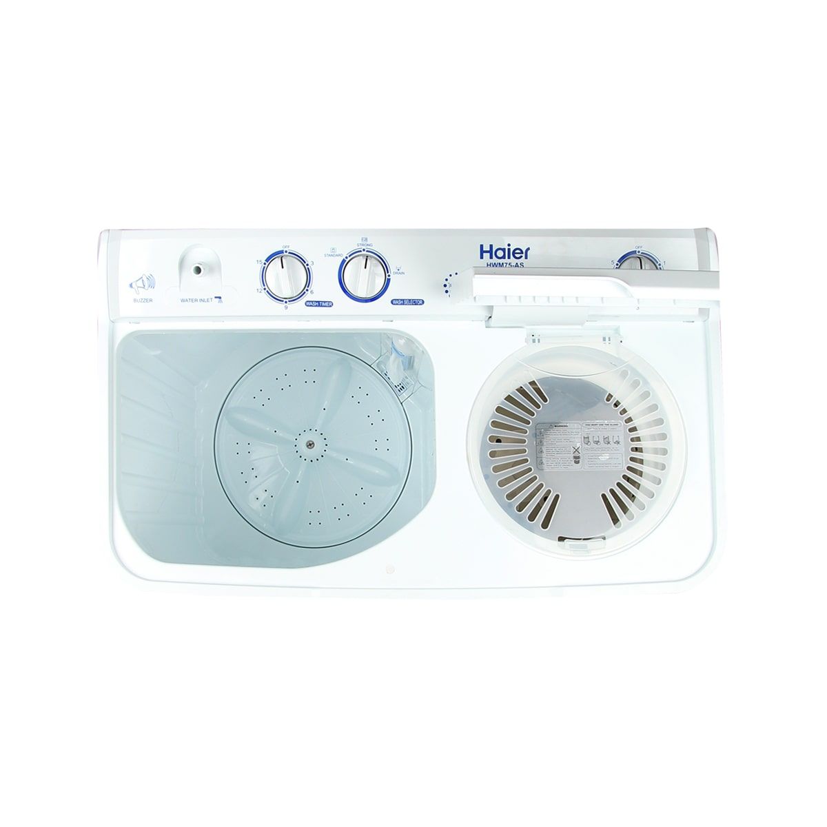 Haier HWM 75-AS Washing Machine Twin Tub 7.5 KG