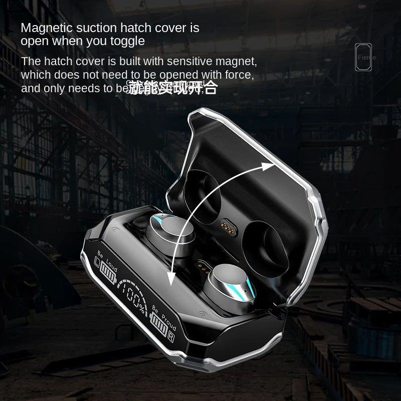 M41 TWS Wireless Headphones Bluetooth Earphones Touch Control Noise Reduction Stereo Waterproof Headsets Earbuds With Microphone