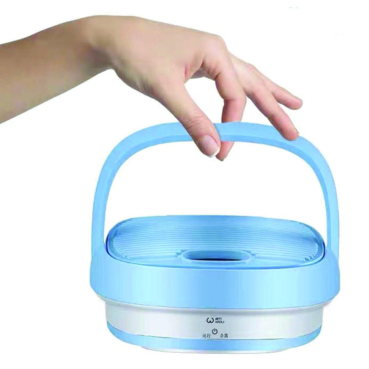 Mini Washing Machine Foldable Bucket Type - Laundry Clothes Washer