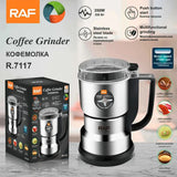 RAF Multifunctional Grinding French Press Espresso Stainless Steel Blade Coffee Bean Grinder R.7117