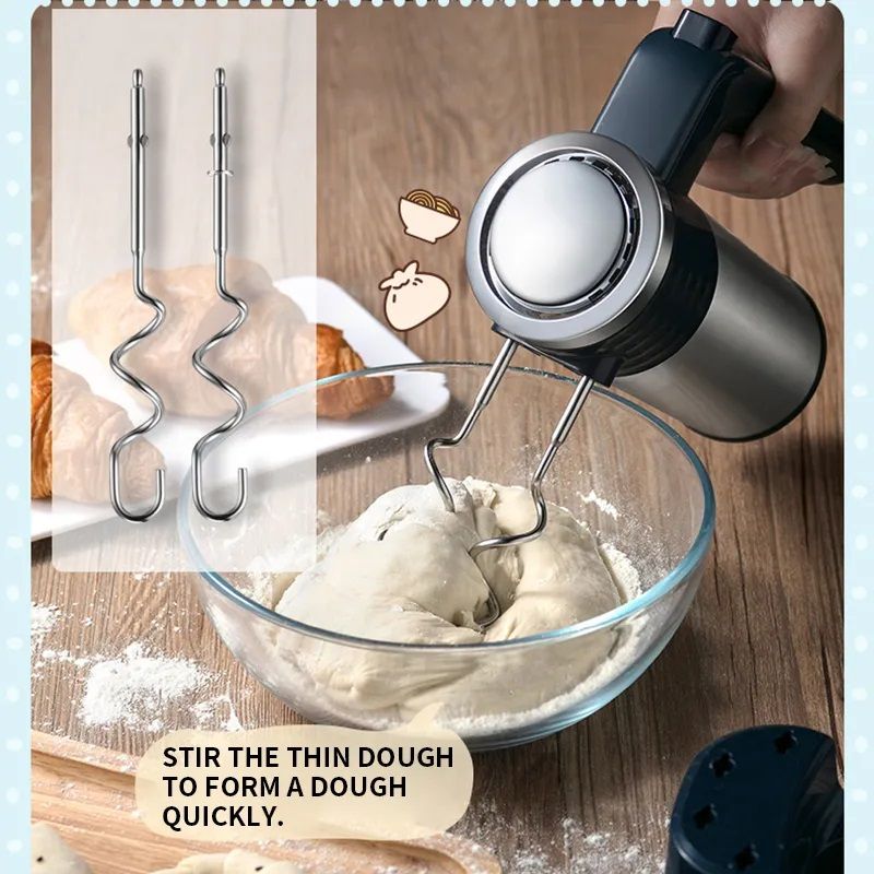 9-Speed Electric Food Mixer Hand Blender Dough Blender Egg Beater Hand Mixer for Kitchen Appliance