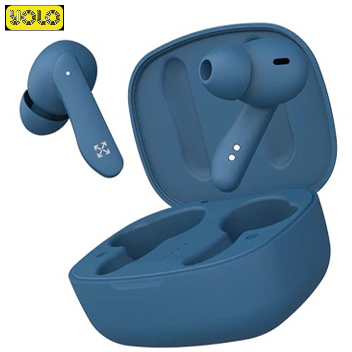 YOLO YoPod2 True Wireless Earphones | Super Low Latency Mode | Environment Noise Cancellation Earbuds | Bluetooth 5.2 Earbphones | Bass Boosted Drivers